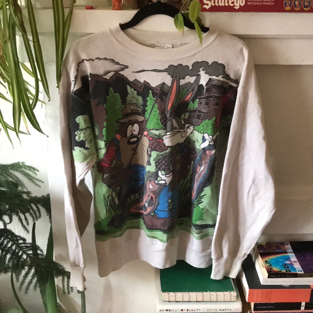 Vintage Bugs Bunny “gone fishing” Sweatshirt